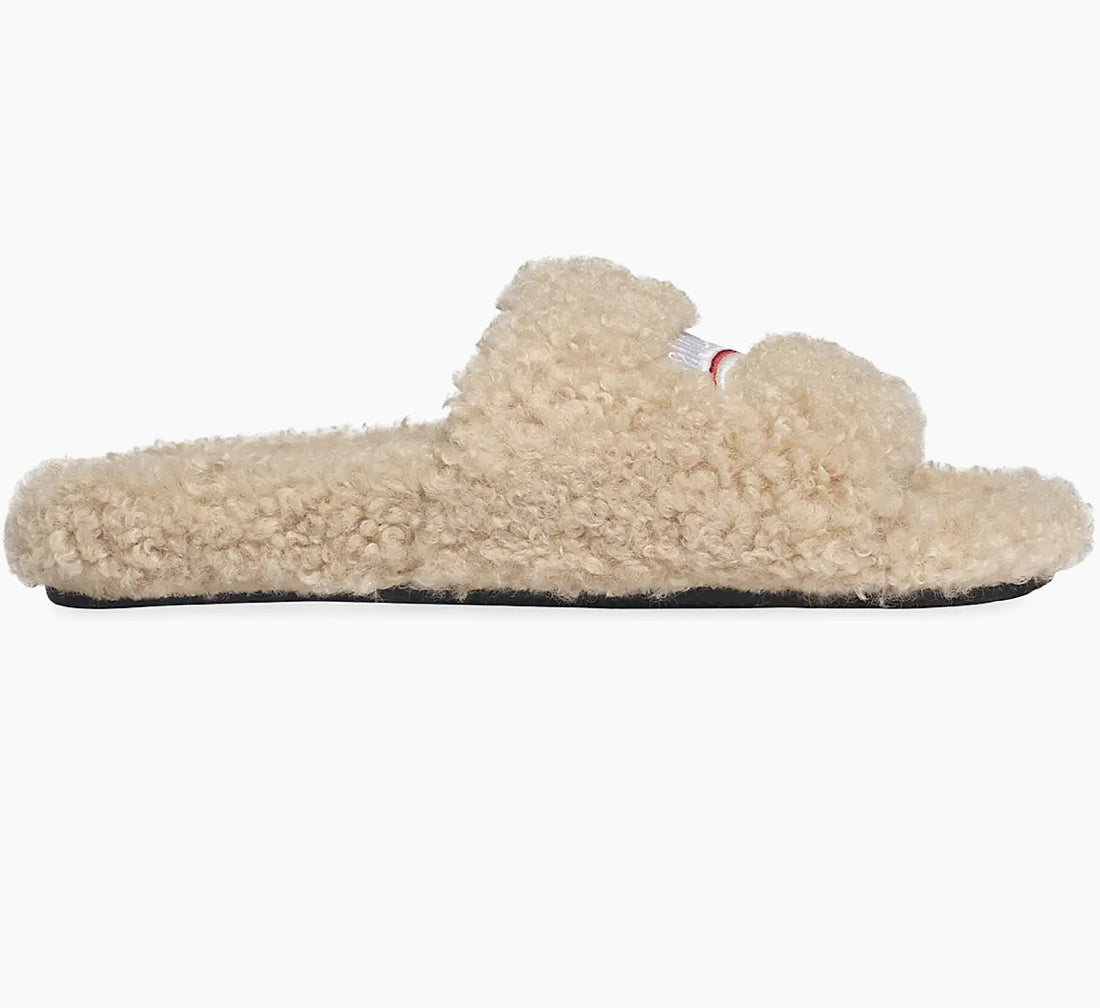 Balenciaga Fur slides